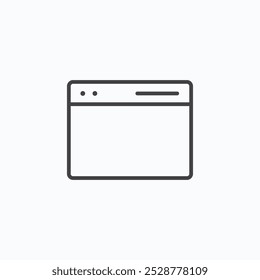 Vetor de página da Web ícone plano set.eps