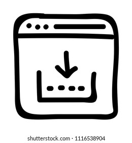 web page vector icon