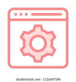 web page vector icon