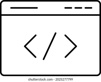 Web Page Vector icon that can easily modify or edit

