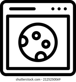 Webseite Vektorgrafik auf transparentem Hintergrund.Premium-Qualität symmbols.Stroke Vektorsymbol für Konzept und Grafikdesign. 
