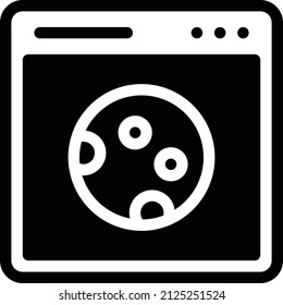 web page Vector illustration on a transparent background.Premium quality symmbols.Glyphs vector icon for concept and graphic design.
