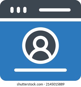 página web Ilustración vectorial en un fondo transparente. Símbolos de calidad premium. Icono vector glifos para concepto y diseño gráfico.