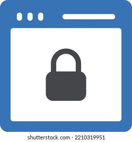 página web Ilustración vectorial en un fondo transparente. Símbolos de calidad superior. Iconos vectoriales de glifos para diseño de conceptos y gráficos. 

