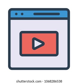 web page video player 