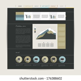 Web page visual.