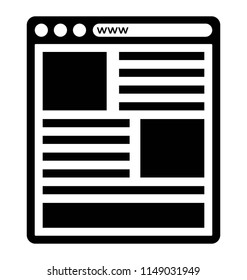 
A web page with written content depicting website content  
