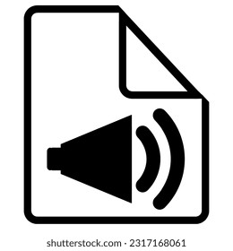 Web page, zip, speaker, video, image, pdf and home icon with paper outline 