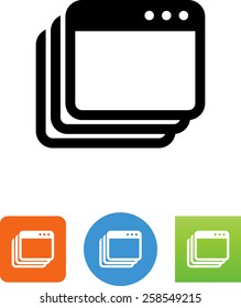Web pages icon
