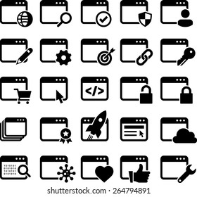 Web pages icons