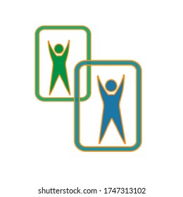 web personages in their windows