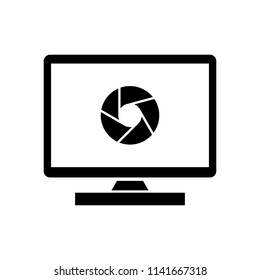 web photo editing icon vector