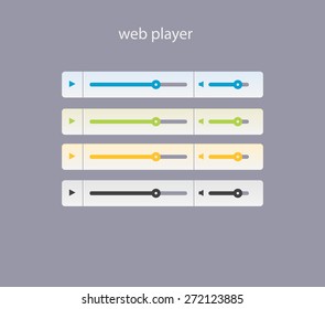 Web player with light colors