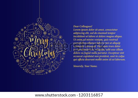 web postcard layout merry