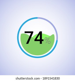 Web preloader. Download bar. Vector illustration.