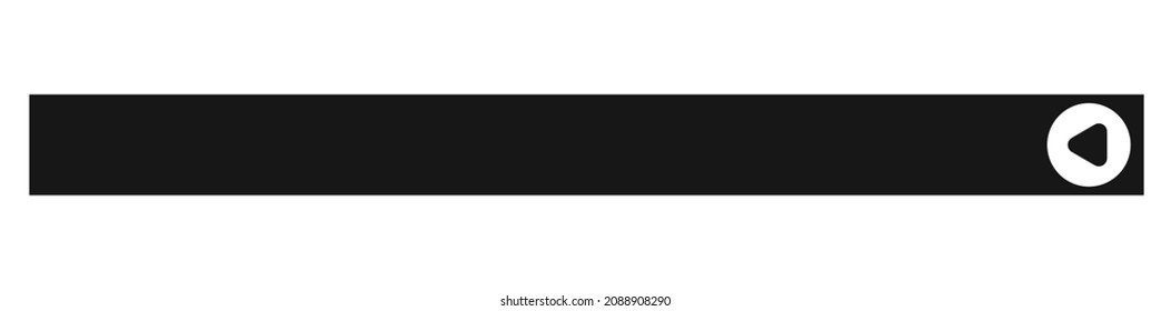 Web, print button, banner, plaque, rectangle, horizontal bar design element for your text message