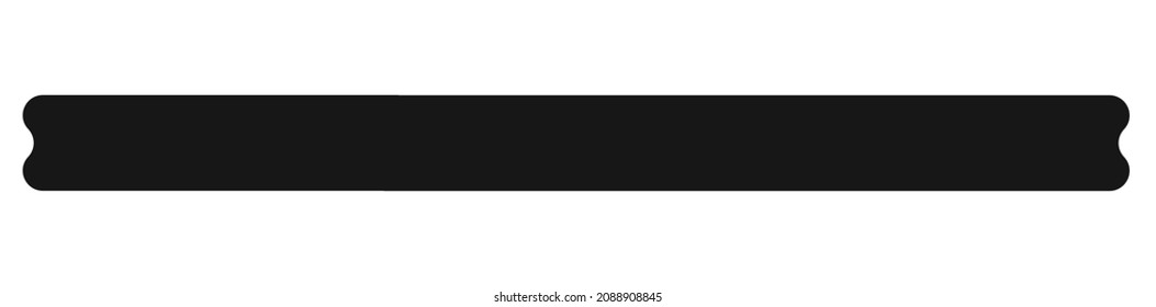 Web, print button, banner, plaque, rectangle, horizontal bar design element for your text message