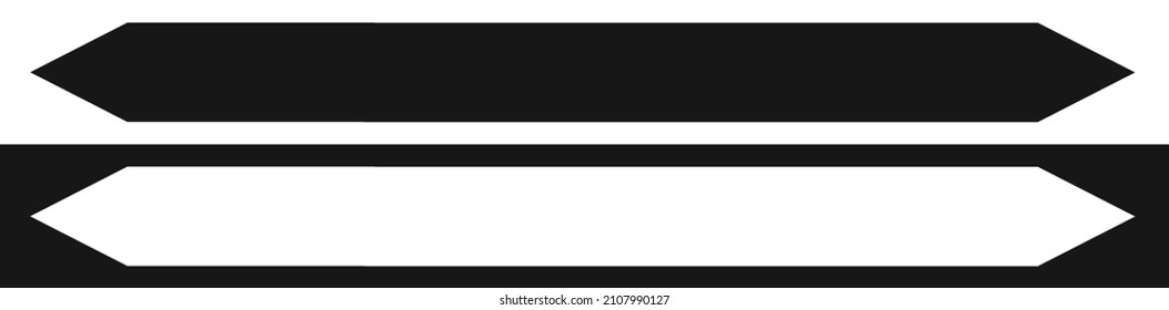 Web, print button, banner, plaque, rectangle, horizontal bar design element for your text message