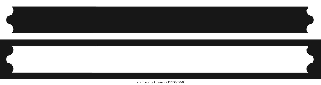 Web, print button, banner, plaque, rectangle, horizontal bar design element for your text message