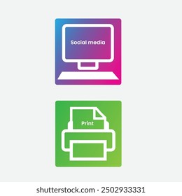 Web- und Print-Icon-Design Web- und Print-Symbol