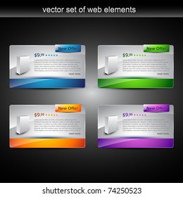 Web Product Display Item Vector