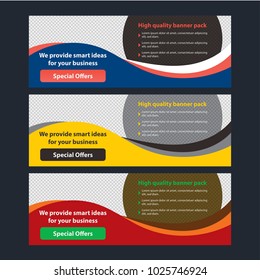 Web Professional Banner pack for multi purpose business