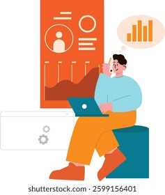 Web Profile Analyzing on Laptop