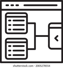 
Web, programing, coding, developer icon