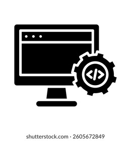 Web Programing Icon Element for Design