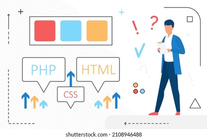 Web programming using coding languages features. Software development backend and frontend engineer