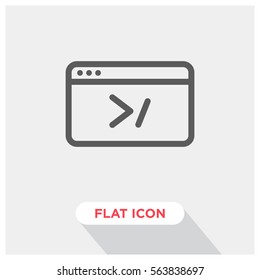 Web programming vector icon