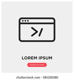 Web Programming Vector Icon