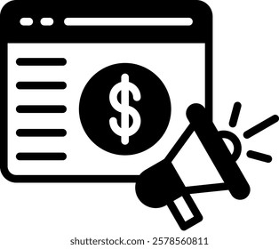 Web Promotion Icon Mixed Vector Illustration