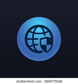 Web Protection - App Icon Button