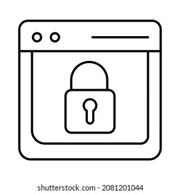 
Icono de protección web que puede modificar o editar fácilmente
