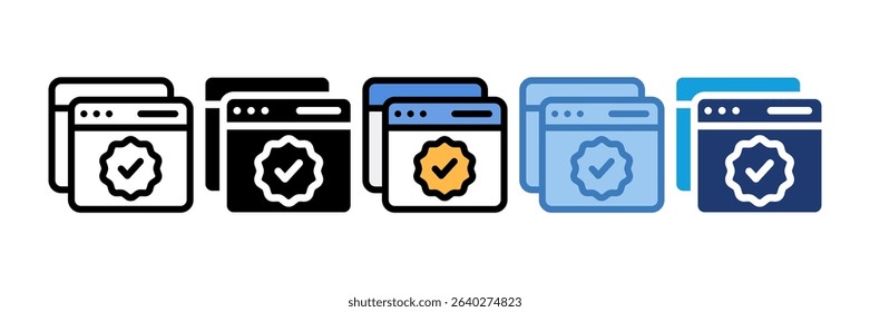 Web Quality Icon Element For Design