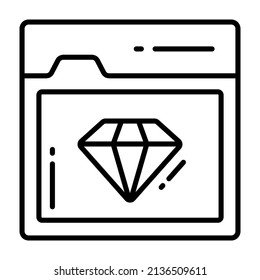 web ranking vector icon. Illustration for graphic and web design.