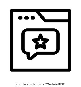 web ratings icon or logo isolated sign symbol vector illustration - high quality black style vector icons
