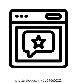 web ratings icon or logo isolated sign symbol vector illustration - high quality black style vector icons
