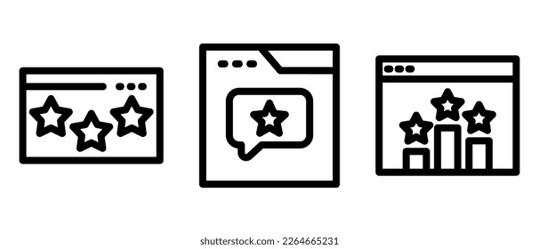 icono de clasificación web o logotipo símbolo de signo aislado ilustración vectorial - iconos vectoriales de estilo negro de alta calidad
