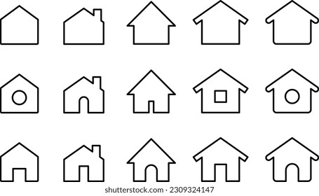 Web Ready Home Icon Set