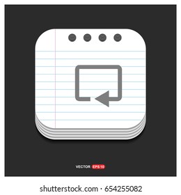 Web refresh icon 