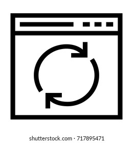 Web reload icon