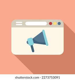 Web repost icon flat vector. Document data. Mark diagram