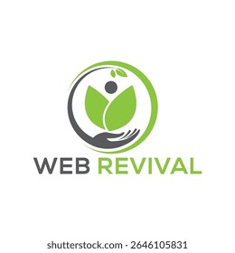 Web Revival Logo features a sleek, modern design with digital-inspired elements, symbolizing innovation and transformation—perfect for web development, tech startups, and digital marketing brands.
