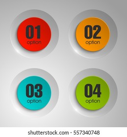 web round button for website or app. Isolated bell sign with border, reflection and shadow on background. Vector eps10.