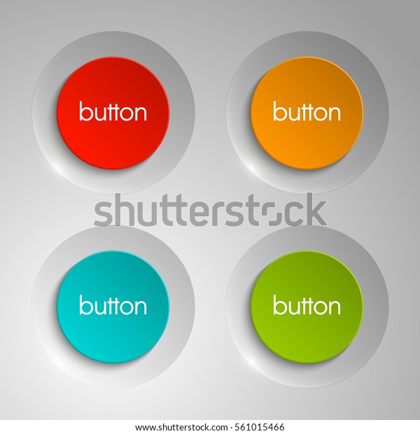 Image Vectorielle De Stock De Bouton Web Round Pour Site Web 561015466