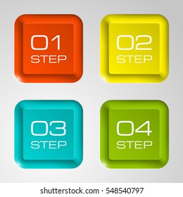 web rounded button for website or app. Isolated bell sign with border, reflection and shadow on background. Vector eps10.