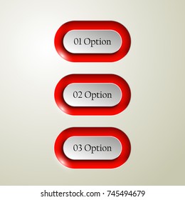 Web rounded button for website or app. Isolated bell sign with border, reflection and shadow on button background. Design clean number banners button/graphic website layout. Vector illustration eps10