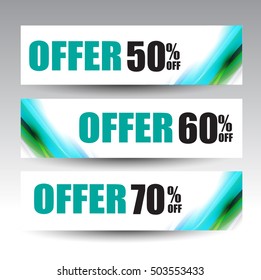 Web sale banner
